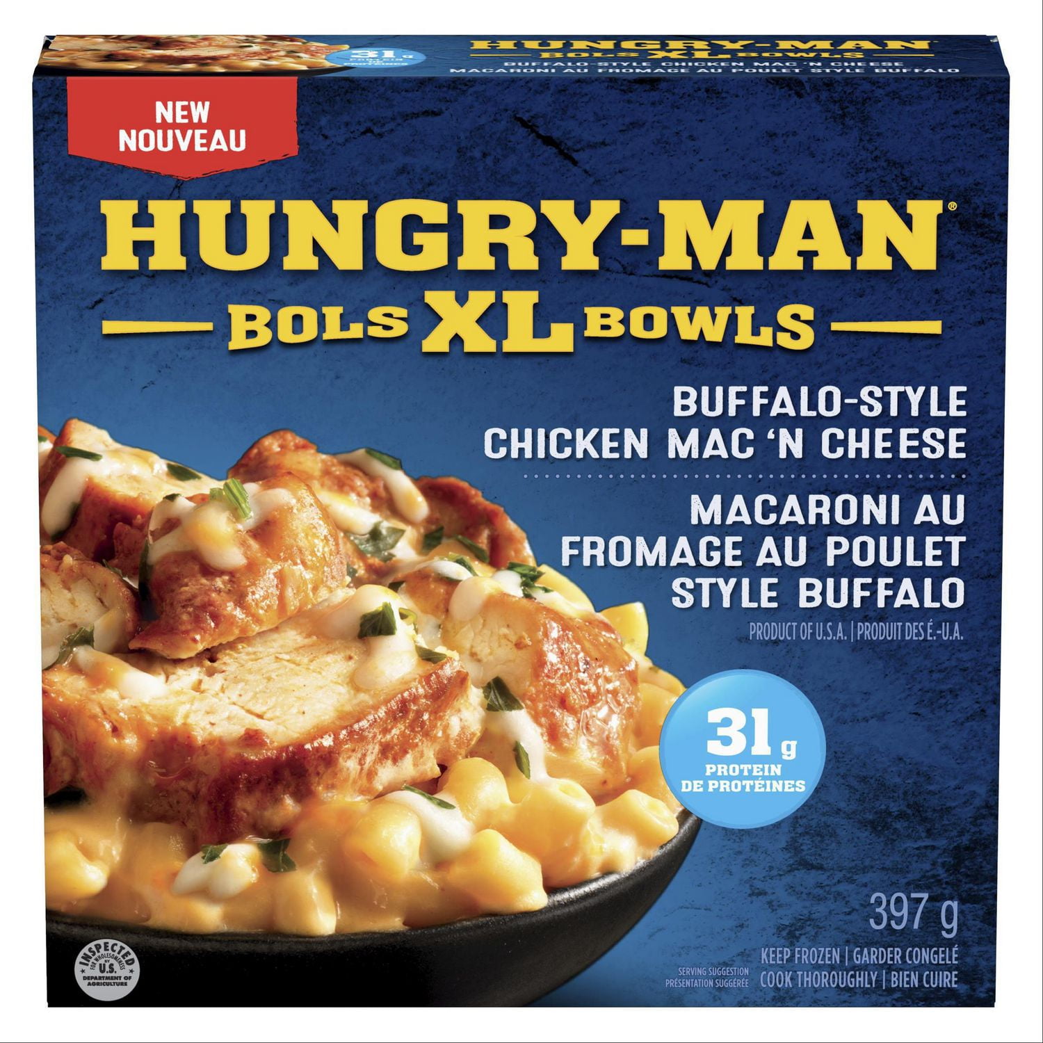 Hungry Man Xl Buffalo Chicken Mac Cheese Bowl Walmart Canada