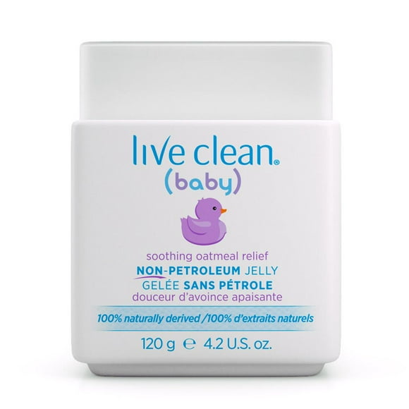 Live Clean Baby Gelée sans pétrole douceur apaisant 120 g, gelée sans huile