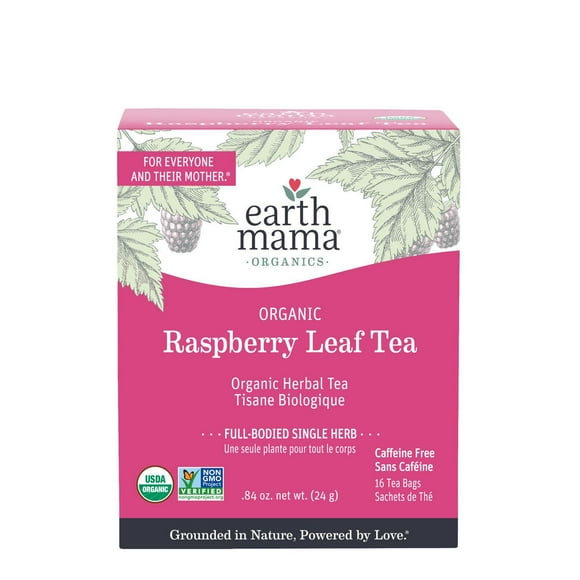 Earth Mama Organic Raspberry Leaf Tea, Organic Herbal Tea