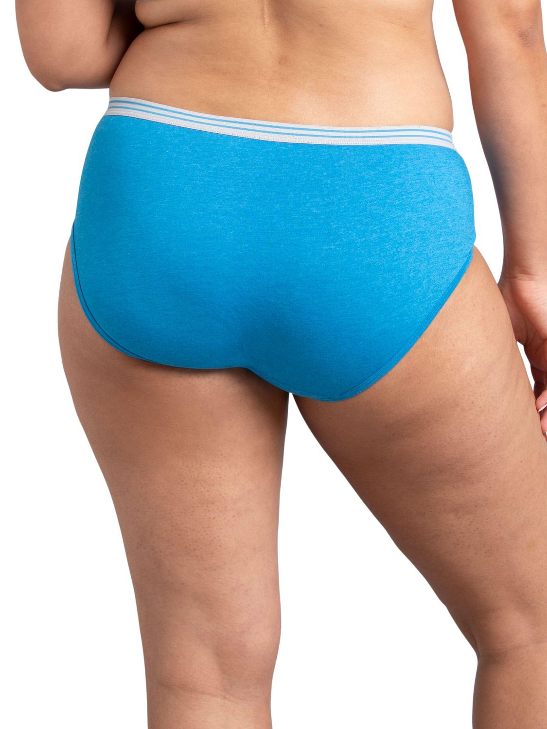 The Nerves of Teal | Teal Heather Cheeky Underwear