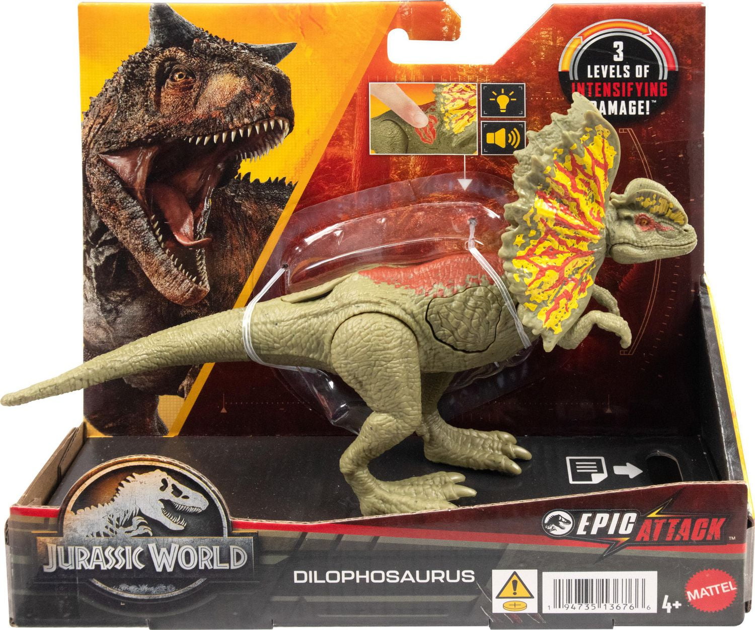 Jurassic World Jurassic Park Dinosaur Toy Epic Attack