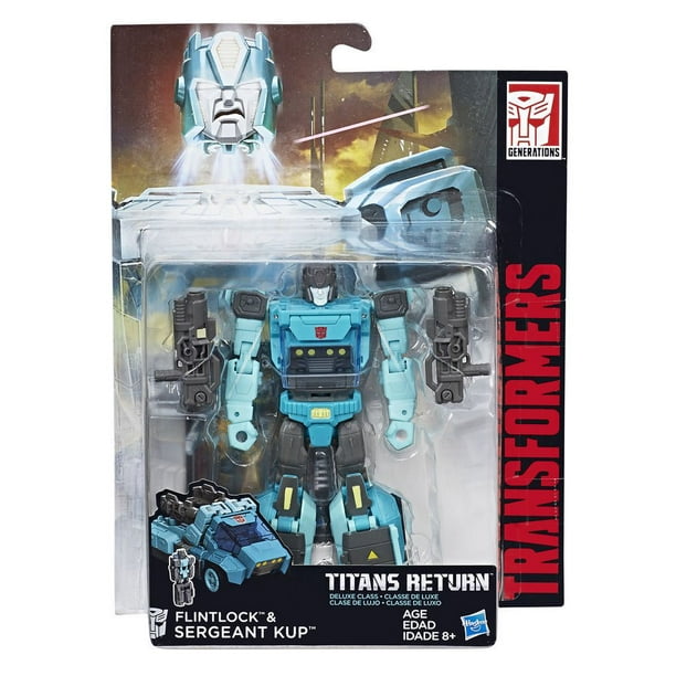 Transformers Generations Titans Return – Sergeant Kup et Flintlock