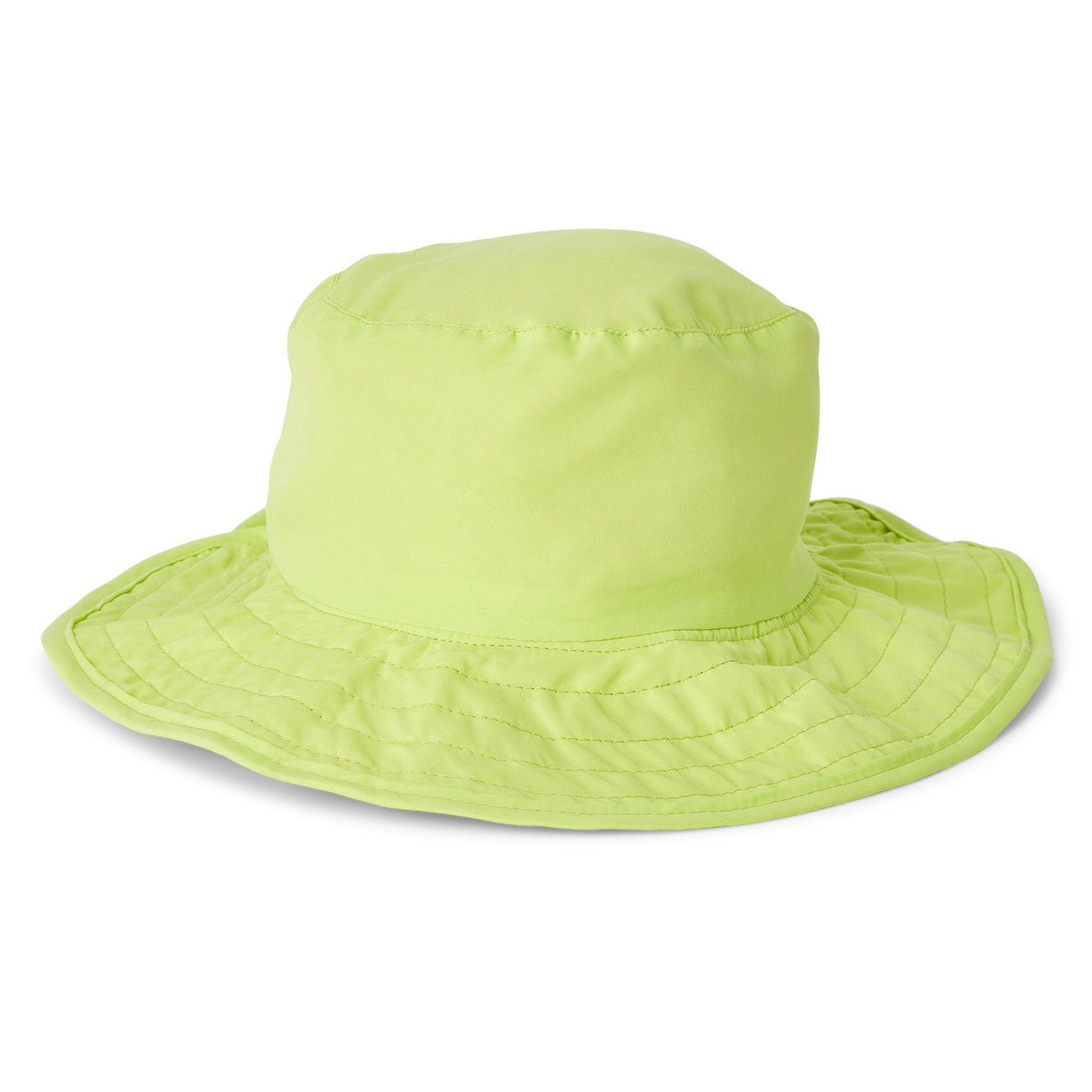 Chapeau de soleil doux réversible avec fermeture velcro George pour petites filles