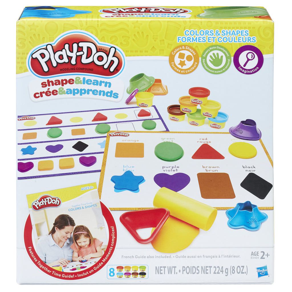 learn colors with 8 color play doh