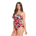 thumbnail image 2 of Krista Women's Crossover V Neck One Piece Swimsuit, 2 of 8
