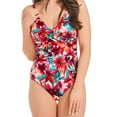 thumbnail image 4 of Krista Women's Crossover V Neck One Piece Swimsuit, 4 of 8