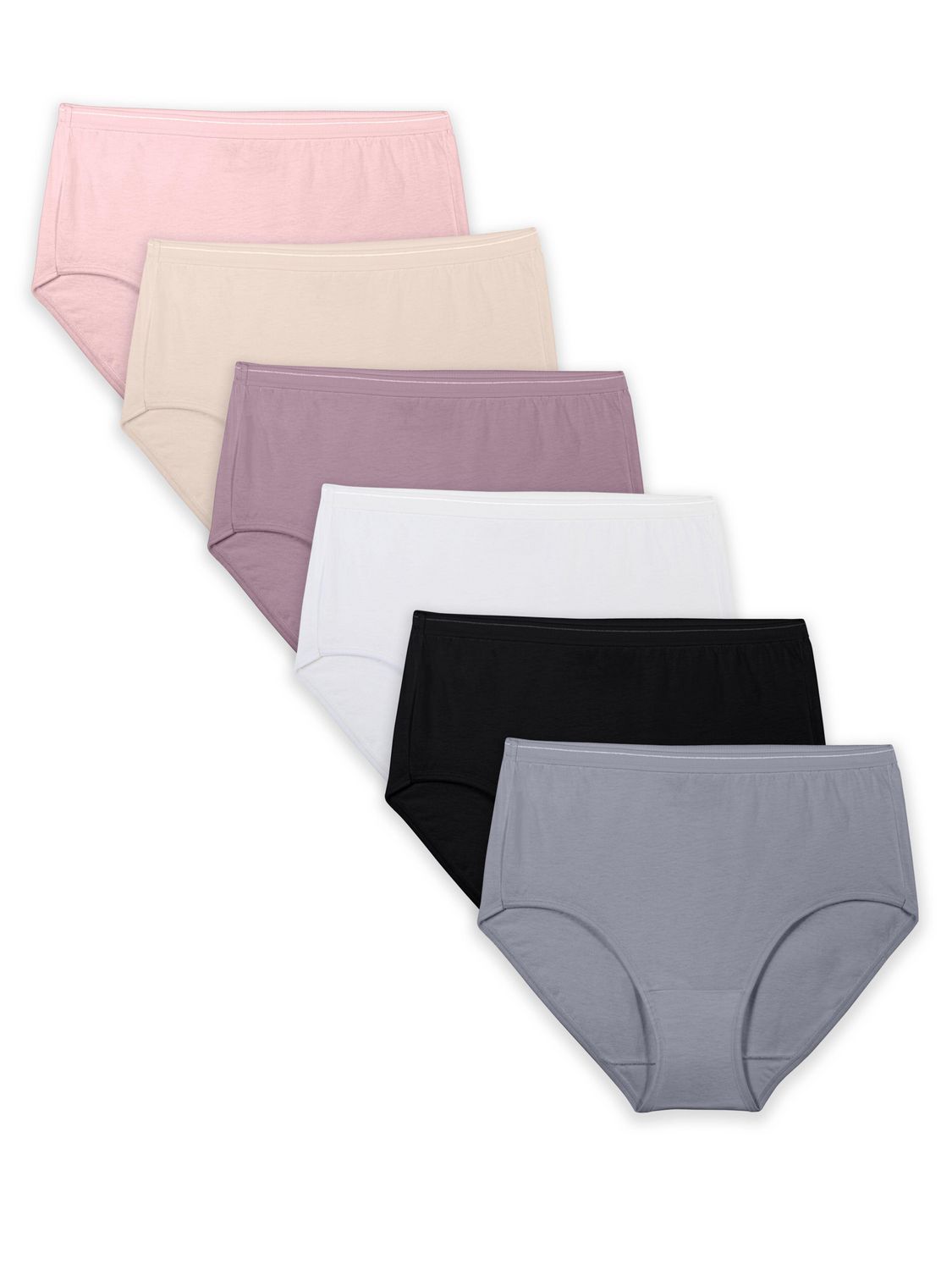 Fruit of the Loom Women's Cotton Briefs, 6-Pack