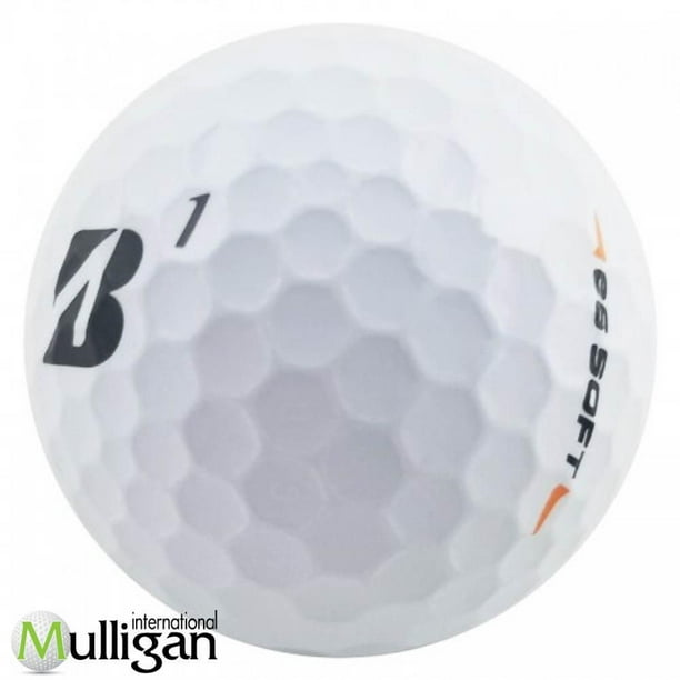 Mulligan 12 Bridgestone E6 Soft 5A Recycled Used Golf Balls, White