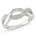 thumbnail image 1 of Miabella 1/10 ct Diamond Ring in Silver, 1 of 9