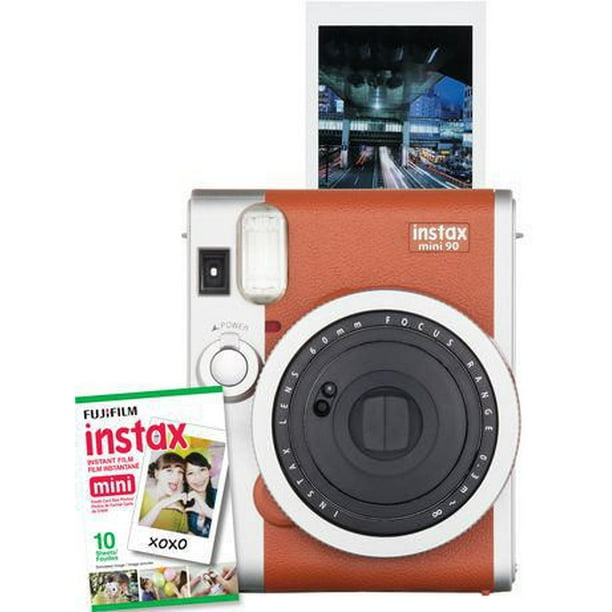 Appareil photo Instax Mini 90 de Fujifilm avec pellicule de 10 poses