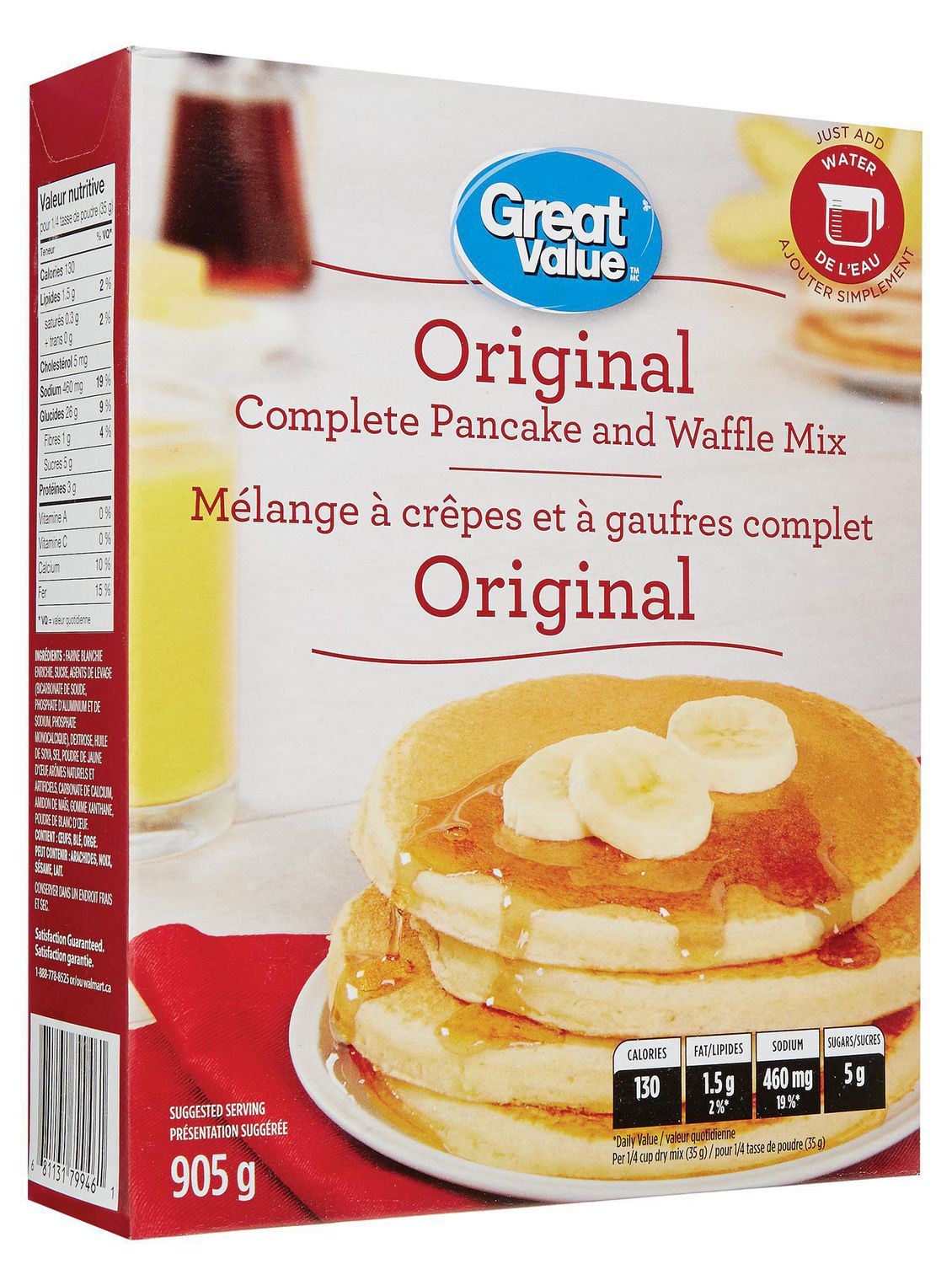 Great Value Original Complete Pancake & Waffle Mix | Walmart Canada