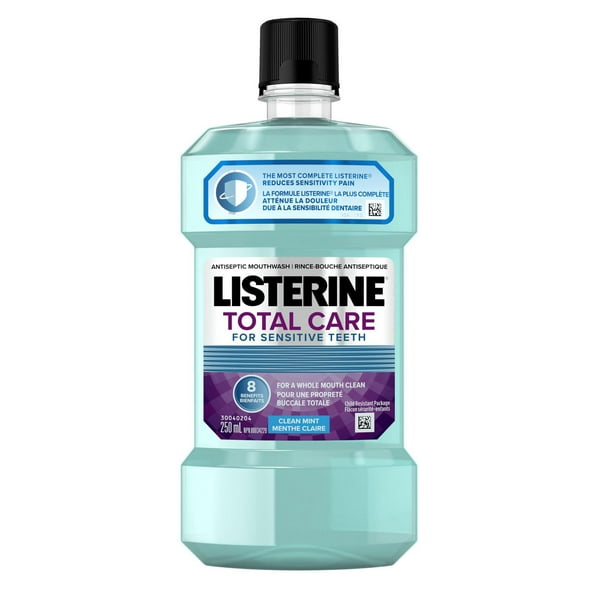 Listerine Total Care For Sensitive Teeth Rince-bouche antiseptique 250 ml