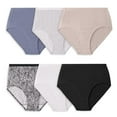 thumbnail image 1 of Fruit of the Loom Women's Cotton Briefs, 6-Pack, 1 of 8