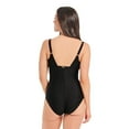 thumbnail image 3 of Krista Women's Square Neck Mesh Panel One Piece Swimsuit, 3 of 8