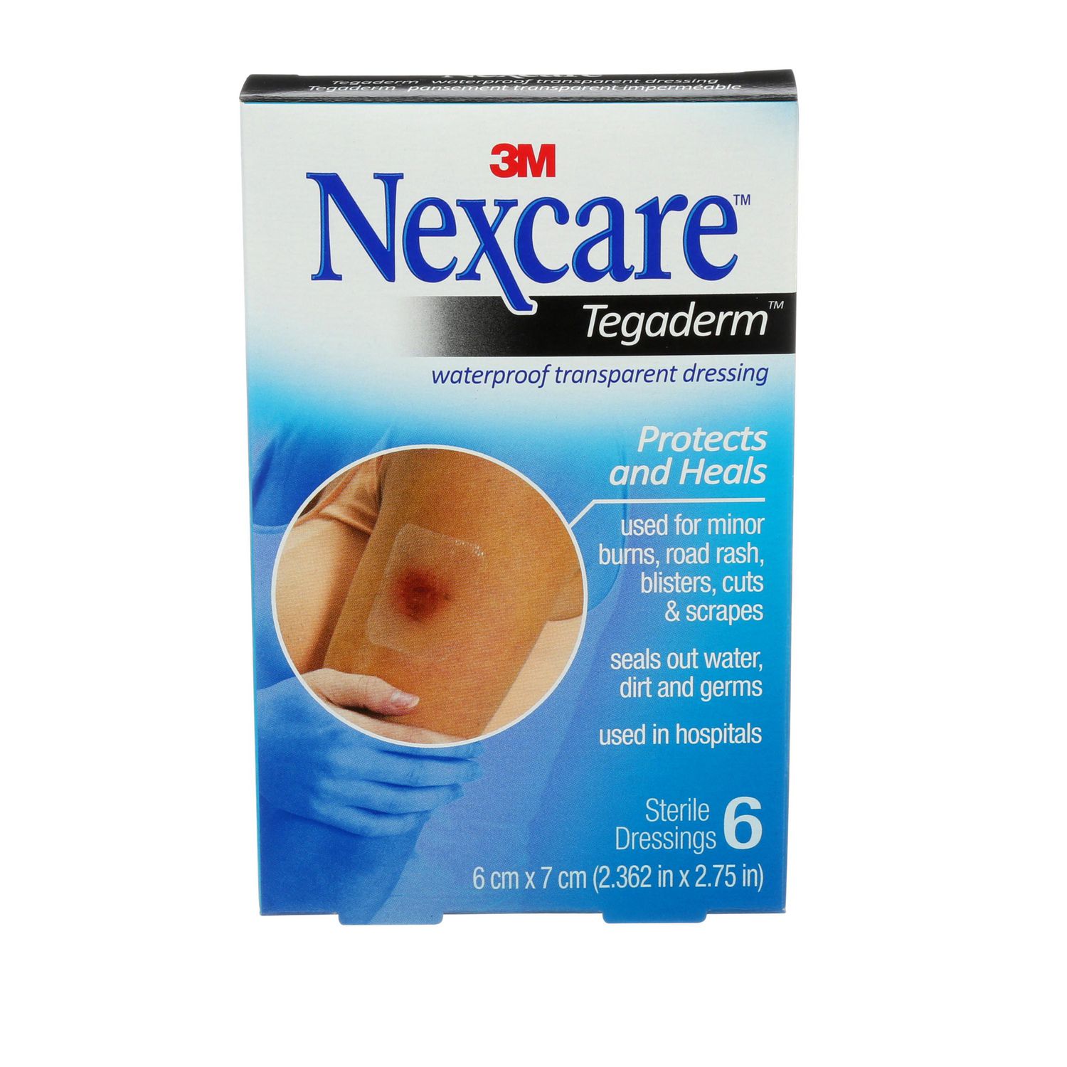 Pansement transparent imperméable Tegaderm(MC) Nexcare(MC), 400W