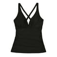 thumbnail image 5 of Krista Women's Cross Back V Neck Tankini Swim Top, 5 of 5