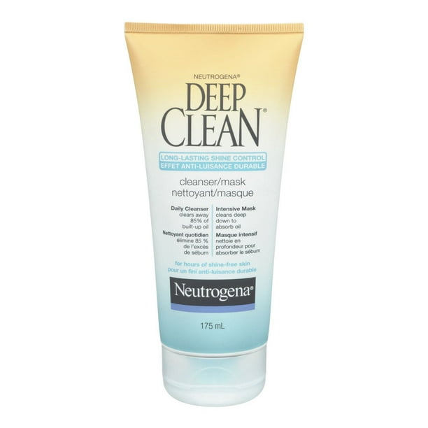 NeutrogenaMD Nettoyant/masque Effet anti-luisance durable Deep CleanMD