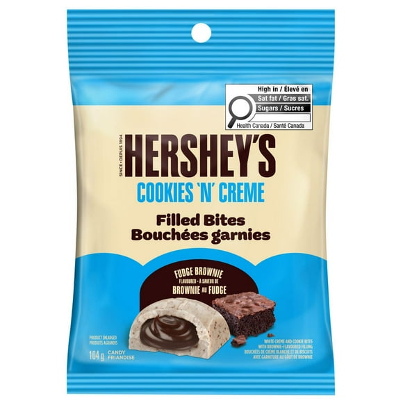Petits sacs perforés de bouchées garnies HERSHEY’S COOKIES ‘N’ CREME