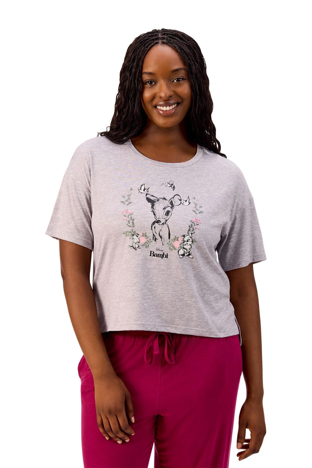 T-shirt de nuit graphique Bambi de Disney pour femmes