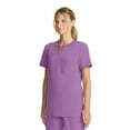 thumbnail image 3 of Scrubstar Women's Fashion Relaxed Fit Stretch Notch Collar Top, 3 of 5