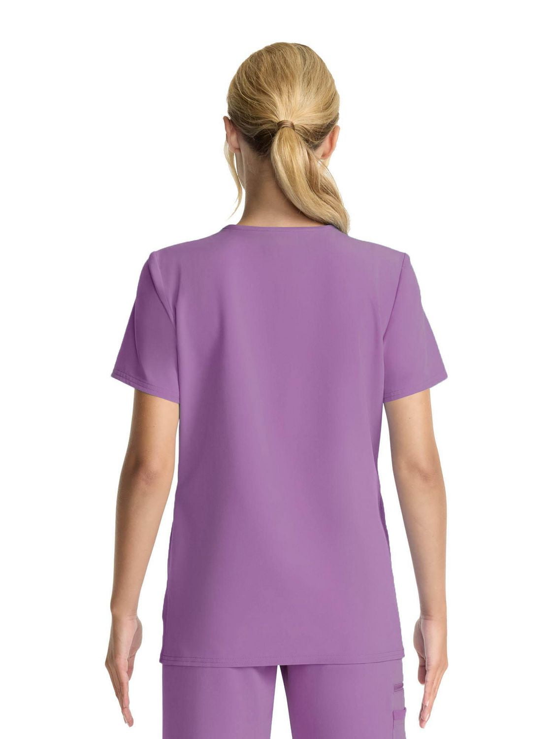 Scrubstar Women's Fashion Relaxed Fit Stretch Notch Collar Top