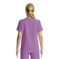 thumbnail image 4 of Scrubstar Women's Fashion Relaxed Fit Stretch Notch Collar Top, 4 of 5