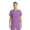 thumbnail image 1 of Scrubstar Women's Fashion Relaxed Fit Stretch Notch Collar Top, 1 of 5