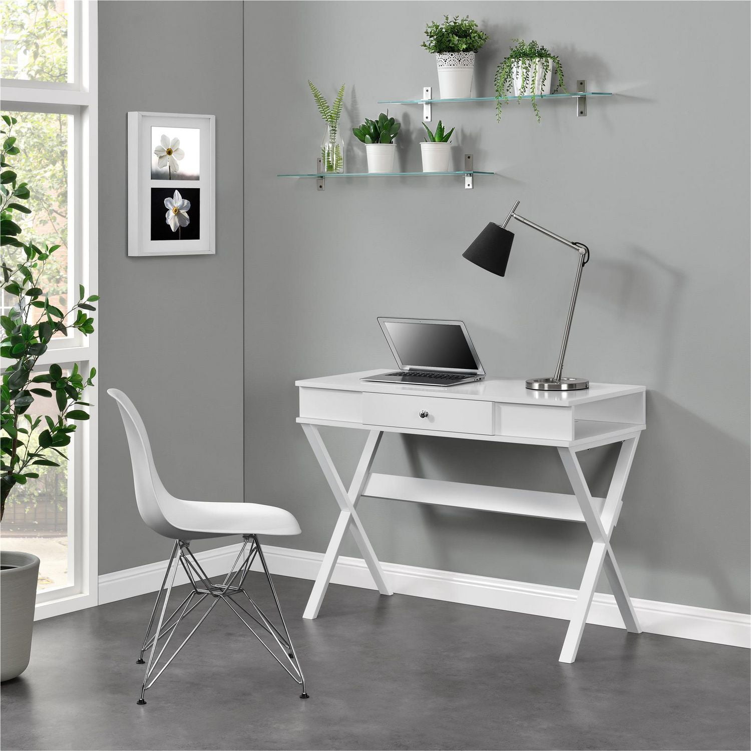 White campaign desk discount