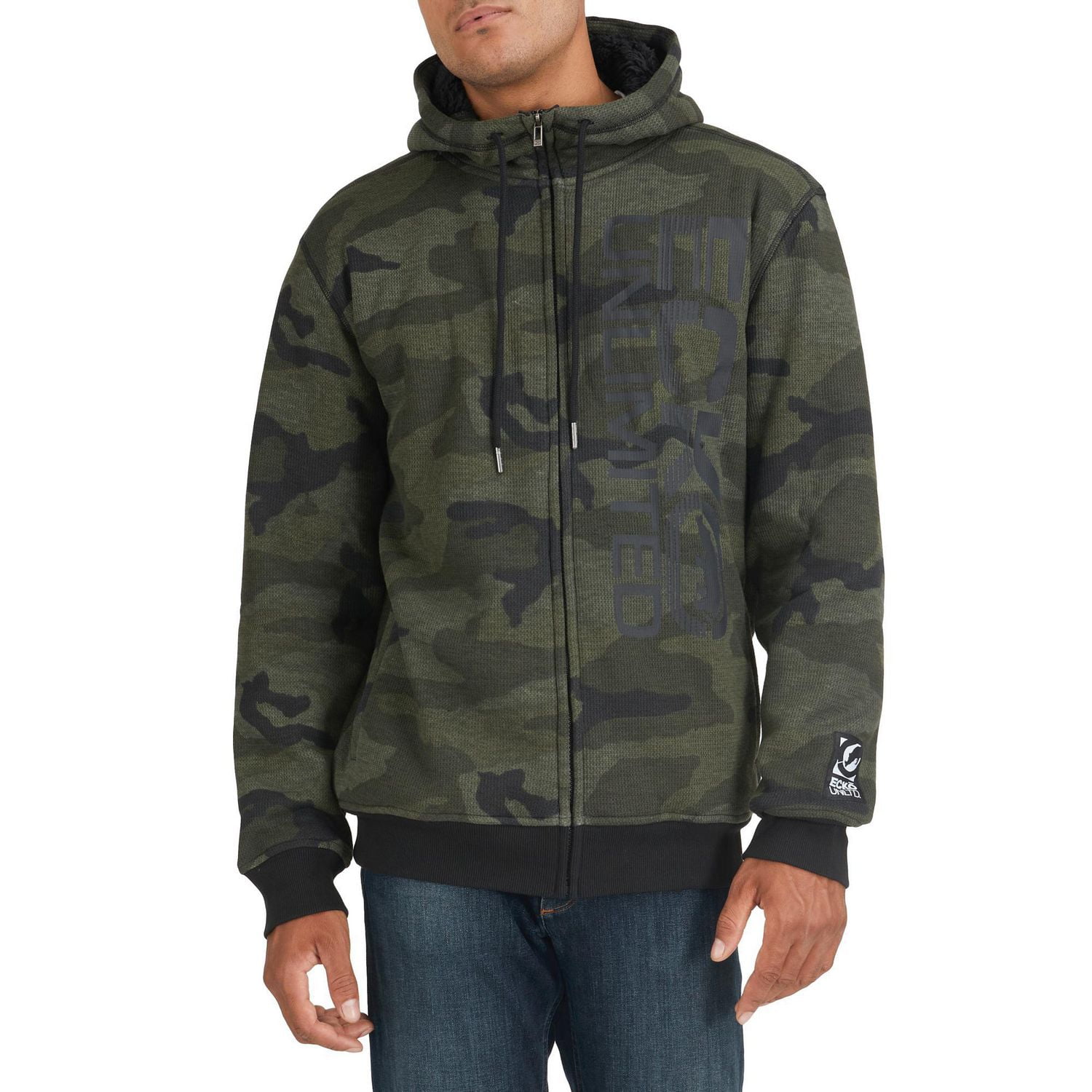 Ecko Unltd. Chandail avec zip à capuche pour homme. Niveau superior “Sweat” pour vous tenir au chaud