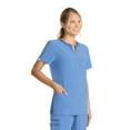 thumbnail image 2 of Scrubstar Women's Fashion Relaxed Fit Stretch Notch Collar Top, 2 of 4