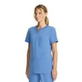 thumbnail image 3 of Scrubstar Women's Fashion Relaxed Fit Stretch Notch Collar Top, 3 of 4