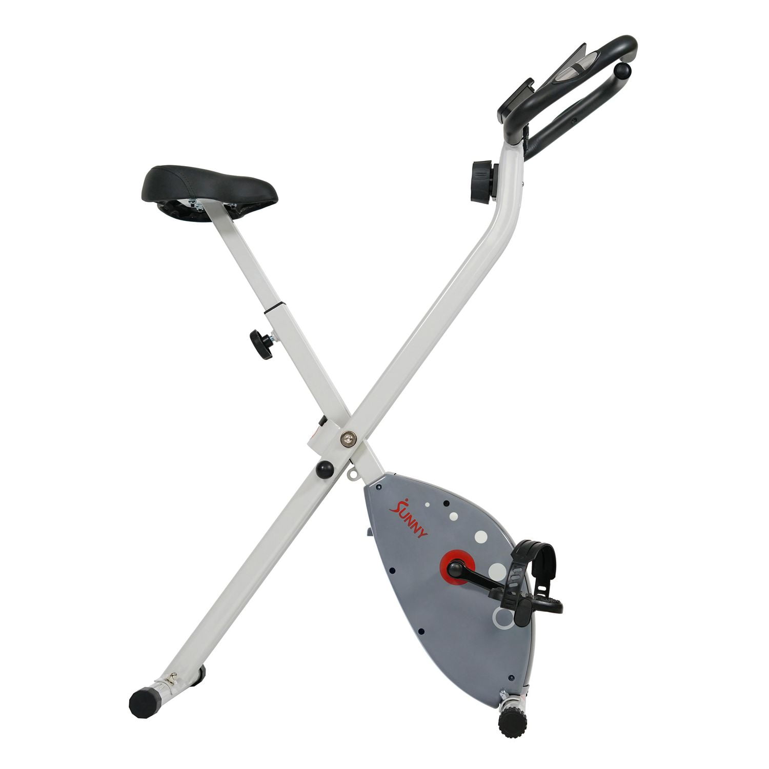 Sunny Health Fitness Magnetic Foldable Exercise Bike SF B2989