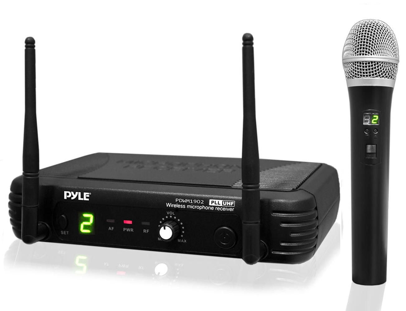 Pyle PRO Wireless Handheld Microphone System with Selectable