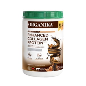 ORGANIKA Dark Chocolate Caramel Macchiato Enhanced Collagen Protein