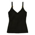 thumbnail image 4 of Krista Women's Textured Scoop Neck Tankini Swim Top with Adjustable Straps, 4 of 7