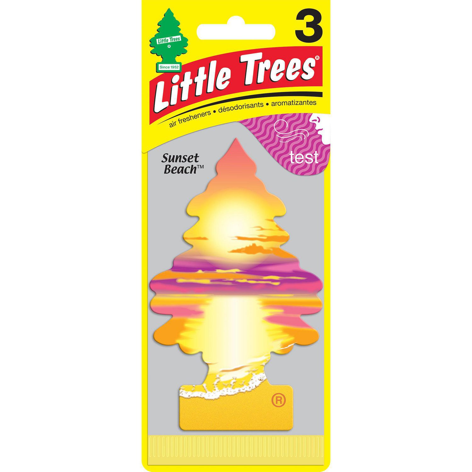 LITTLE TREES air freshener Sunset Beach 3-Pack - Walmart.ca