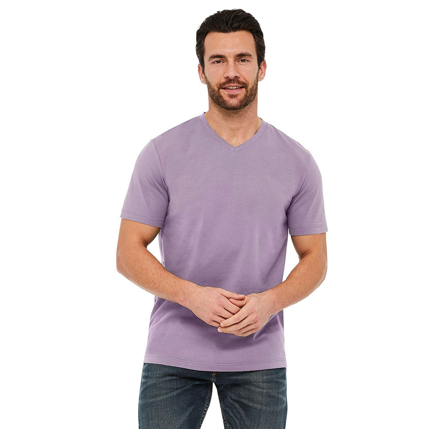George Men's Stretch V-Neckline Tee | Walmart Canada