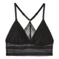 thumbnail image 3 of No Boundaries Women's Triangle Lace Bra, 3 of 3