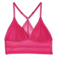 thumbnail image 3 of No Boundaries Women's Triangle Lace Bra, 3 of 3