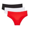 thumbnail image 3 of George Women's Super Stretch Microfibre Cheeky 3-Pack, 3 of 3