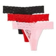 thumbnail image 3 of George Women's Lace Thongs 3-Pack, 3 of 3