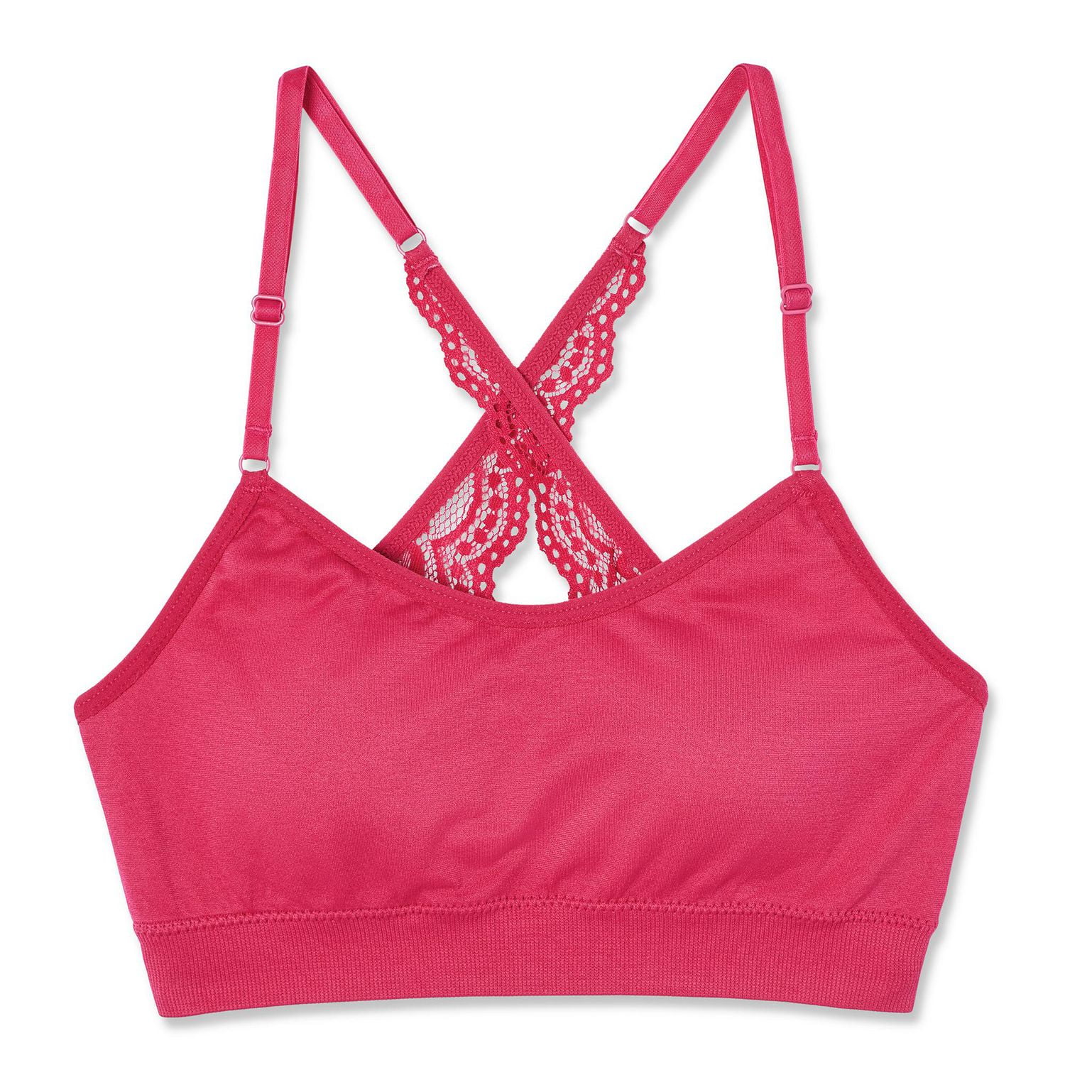 Soutien-gorge avec dentelle et motif entrecroisé au dos George pour femmes Tailles P–TG