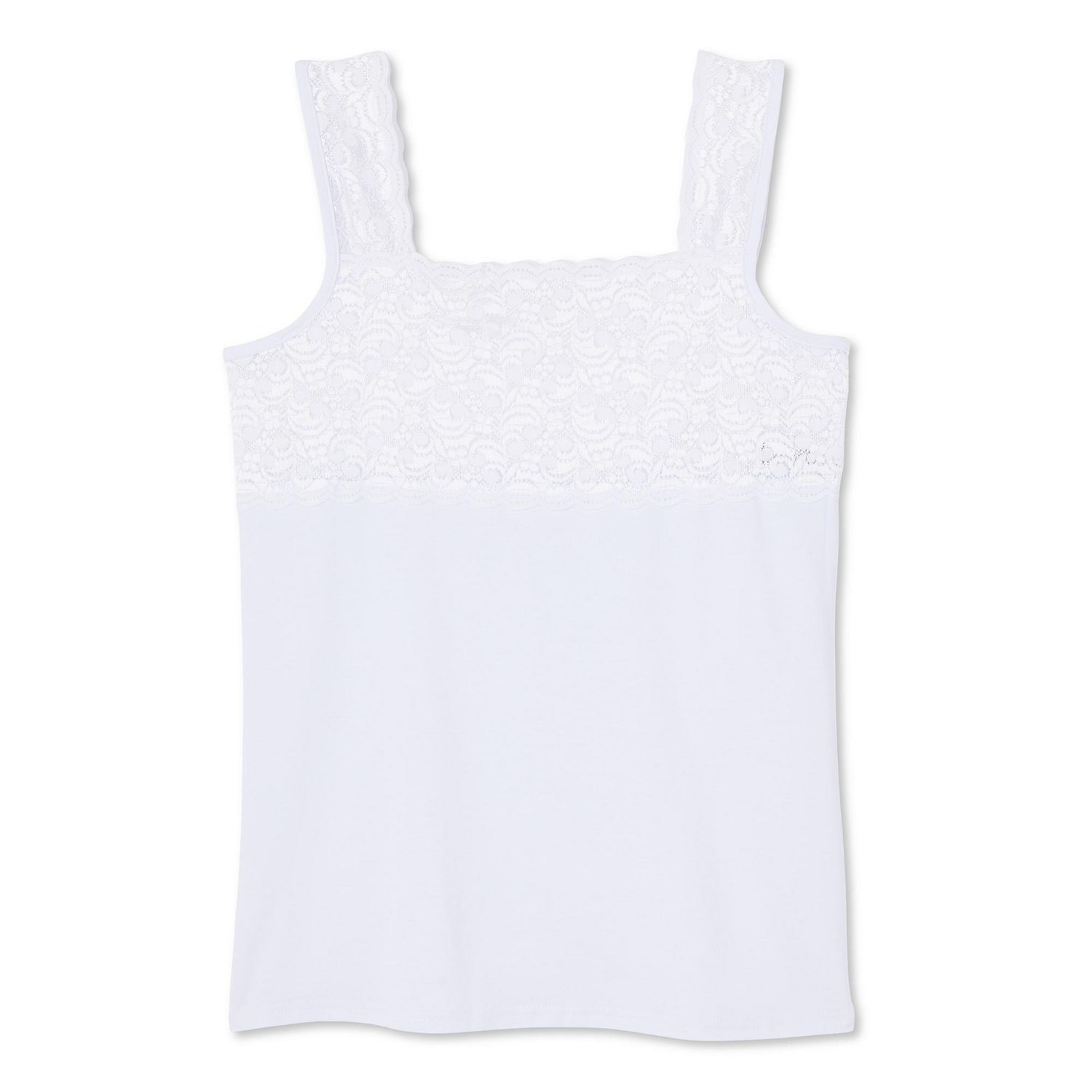 Camisole en dentelle à encolure carrée George pour femmes
