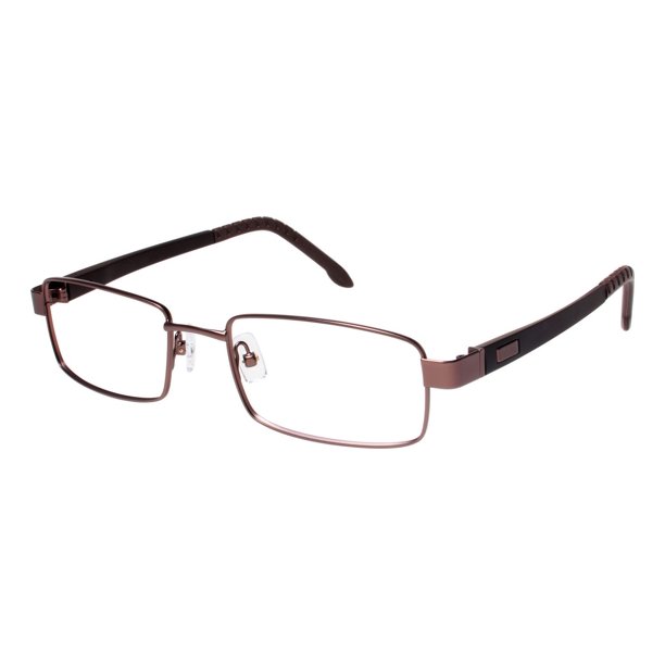 Monture de lunettes Lunetterie J119 de Flex Max pour hommes en brun