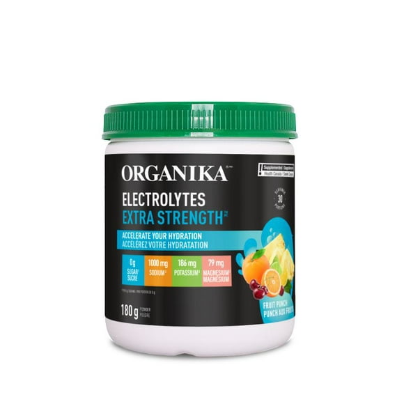 ORGANIKA Électrolytes Extra Fort Punch aux Fruits