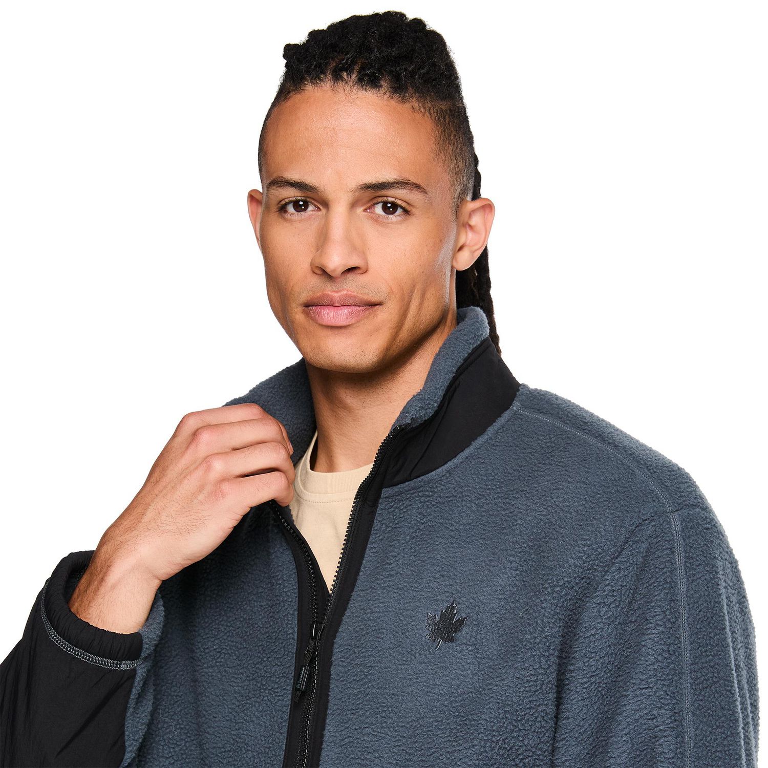 Chandail demi-zip Canadiana x SGRC pour hommes