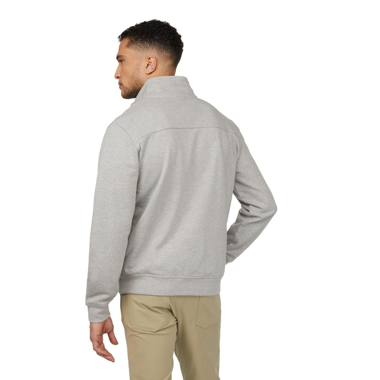 Mexx Men’s Button Front French Terry Jacket