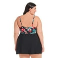 thumbnail image 2 of Krista Plus Maillot de bain une pièce froncé sur le devant pour femme, 2 of 7