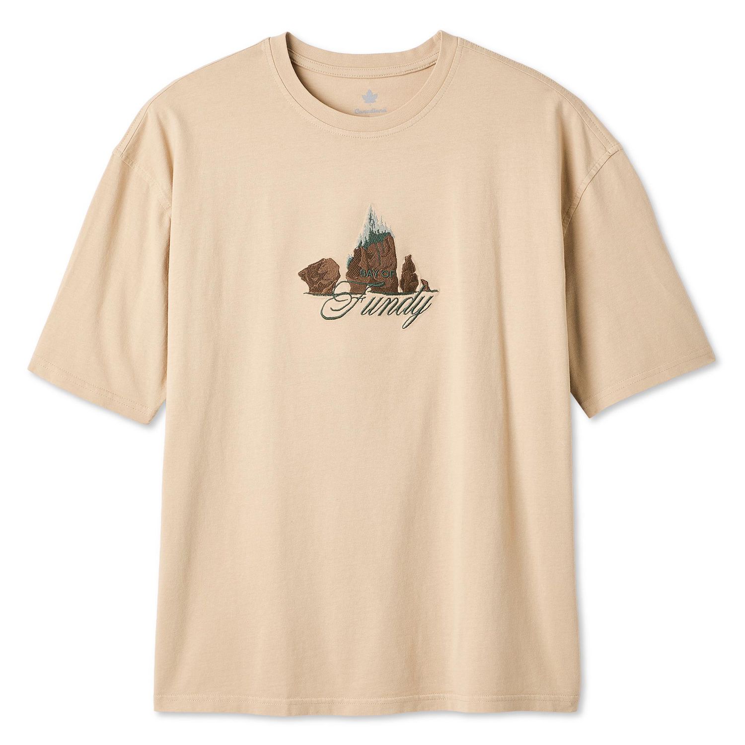 T-shirt à imprimé graphique délavé Canadiana collection non genrée pour adultes