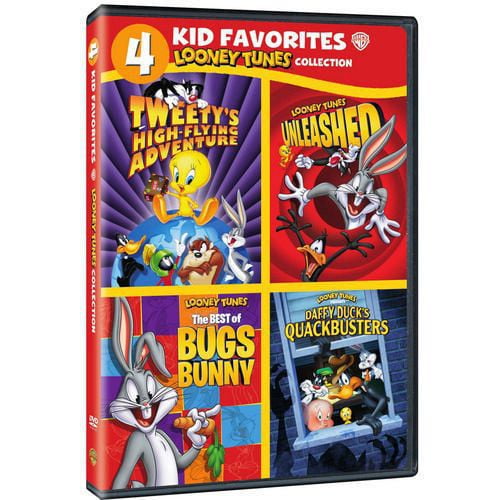 Four Kid Favorites: Looney Tunes - Tweety's High-Flying Adventure / Unleased / The Best Of Bugs Bunny / Daffy Ducks's Quackbusters